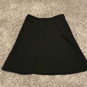 A-Line Loft 0P Black skirt